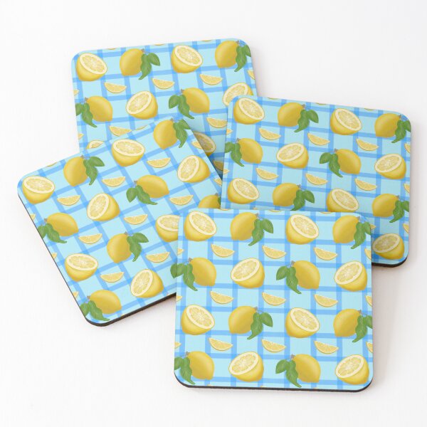 Item preview, Lemon Picnic Blanket Summer Pattern designed and sold by ClarissaDoodles.