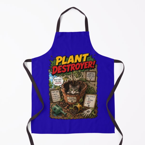 Item preview, Plant Destroyer – Funny Comics Design designed and sold by Mac Sketches.