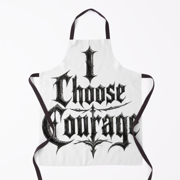 Item preview, Choose Courage – Gothic Dark Typography designed and sold by Karszul.