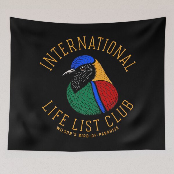 Item preview, Wilson’s Bird-of-Paradise – International Life List Club designed and sold by American Fieldmark Studio.
