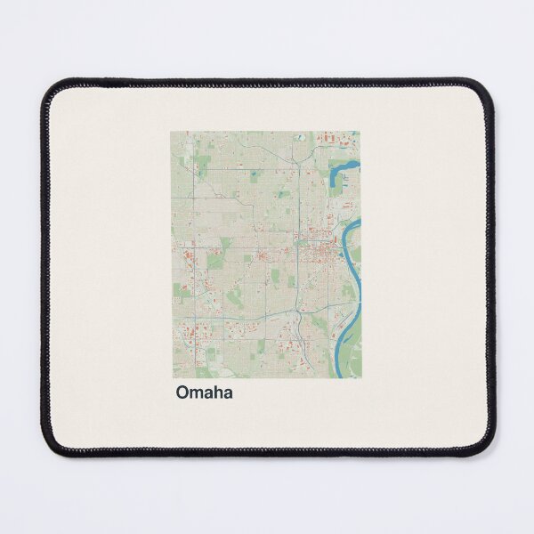 Item preview, Omaha Minimalistic Map Art designed and sold by MapsNerd.