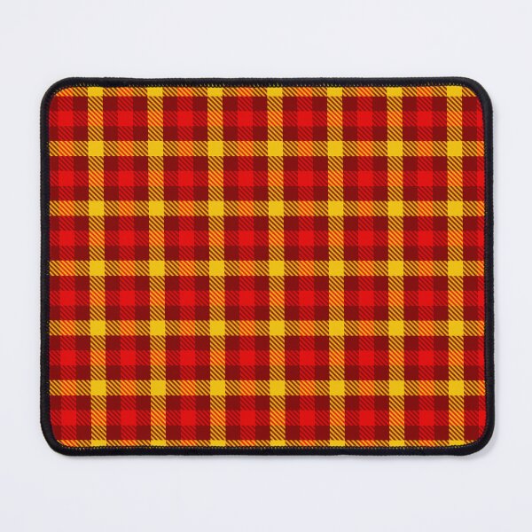 Item preview, Red And Yellow Gingham Check Maroon designed and sold by PatternTitan.