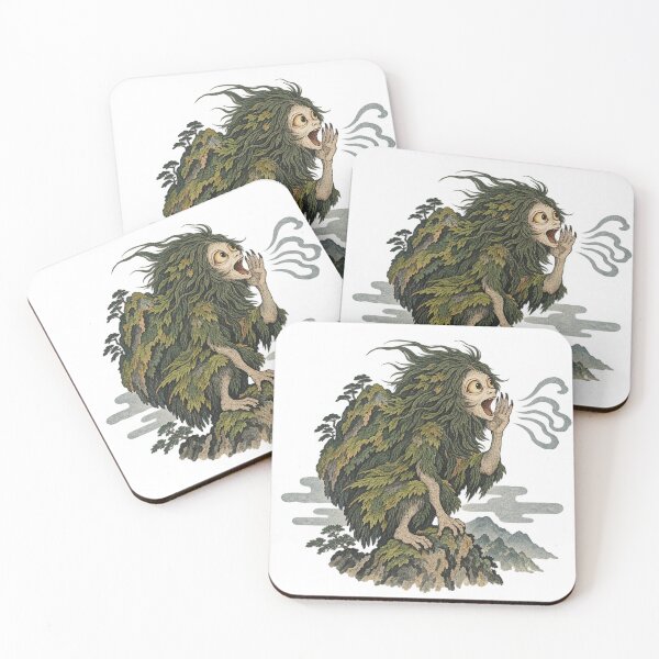 Item preview, Mysterious Yamabiko Woodblock Yokai designed and sold by Ocelot-T.