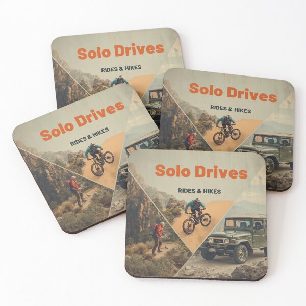 Item preview, Solo Drives Rides & Hikes Design 4 designed and sold by kostasgatzo.