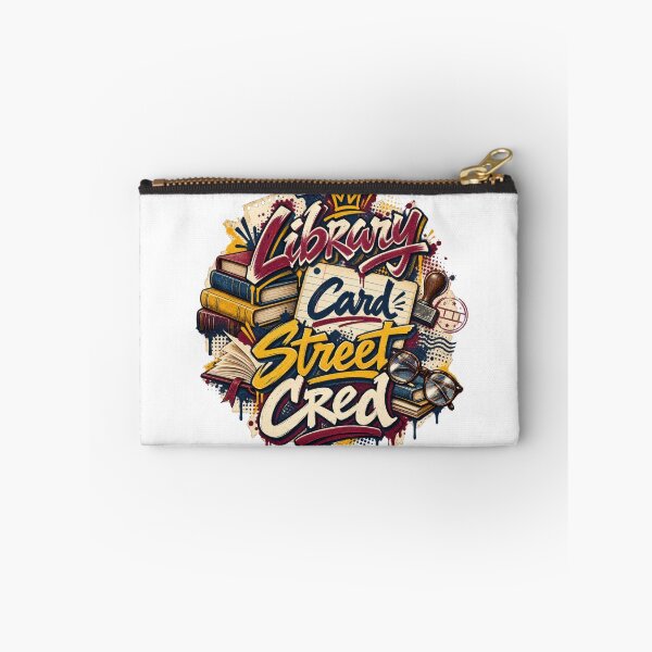 Item preview, Library Card Street Cred Bookish Graffiti designed and sold by Mosslume Studio.