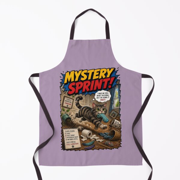 Item preview, Mystery Sprint – Funny Comics Design designed and sold by Mac Sketches.
