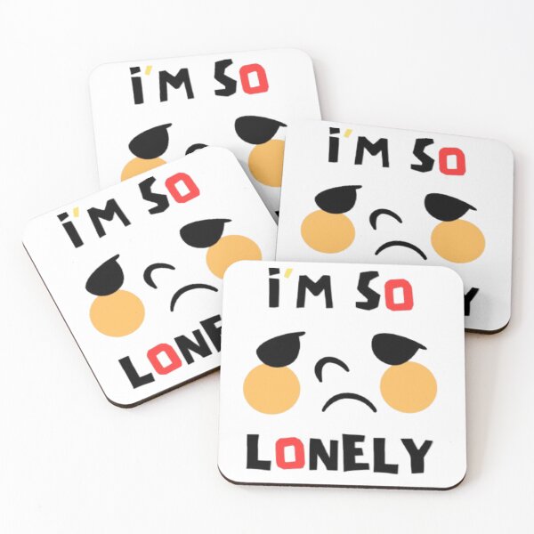Item preview, “I’m So Lonely – Minimal Emotional Quote T-Shirt” designed and sold by rsuniquestyle.
