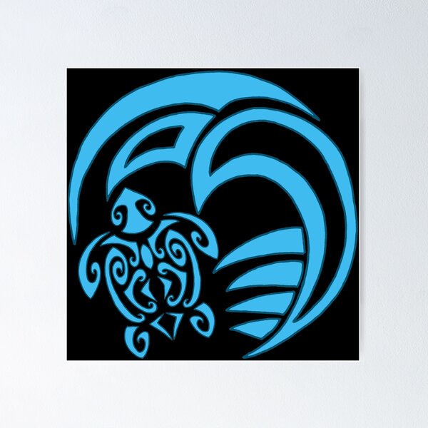 Item preview, Blue turtle and ocean designed and sold by Lagueny.