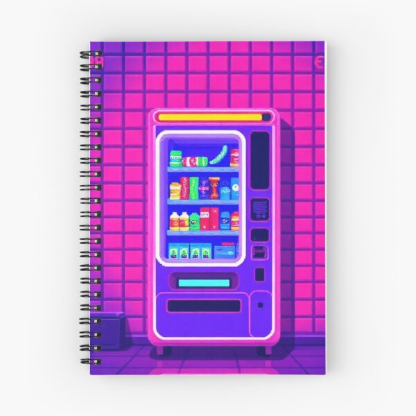 Item preview, Glowing Pixel Retro Vending Machine designed and sold by Asiantrendzz.