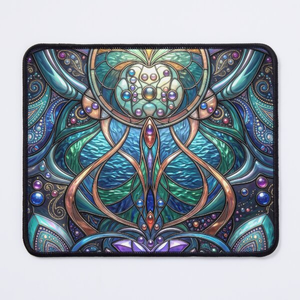 Item preview, Stained Glass Cosmic Flower Pattern designed and sold by Frackxion.