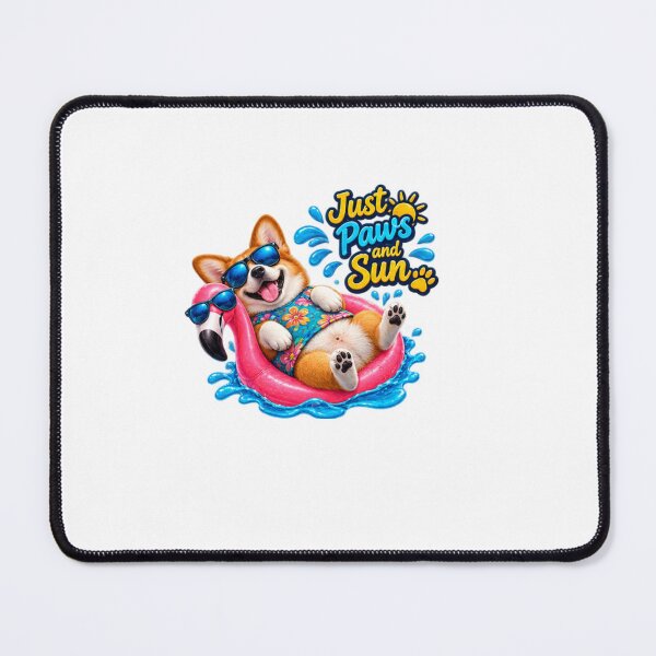 Item preview,  Funny Summer Beach Dogs– Cute Tropical Dog Vacation & Beach Vibes. designed and sold by kissing Pets.
