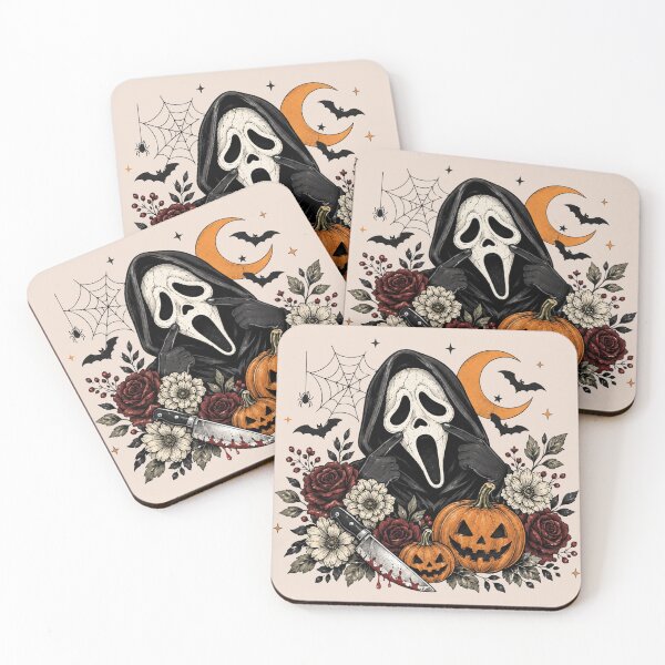 Item preview, Ghostface Pumpkin Floral Halloween, Retro Horror Ghost, Spooky Season, Halloween Pumpkin Gift designed and sold by Cchotlan.