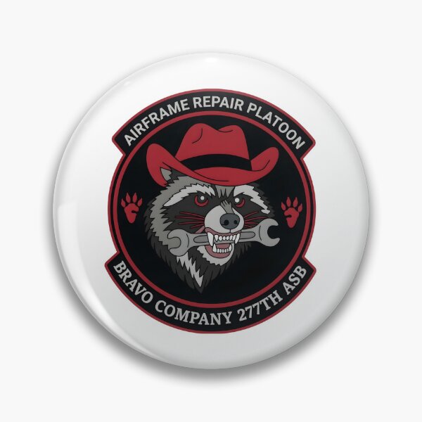 Item preview, Airframe Repair Platoon Bravo Company 277th ASB Insignia Patch designed and sold by CharlieDesings.