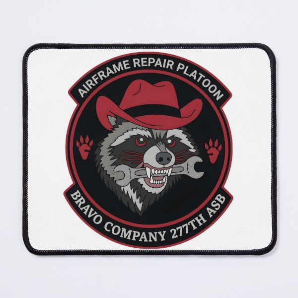Item preview, Airframe Repair Platoon Bravo Company 277th ASB Insignia Patch designed and sold by CharlieDesings.