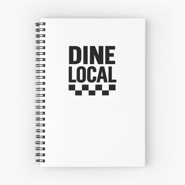 Item preview, Dine Local Checkerboard Restaurant Message designed and sold by elderberry.