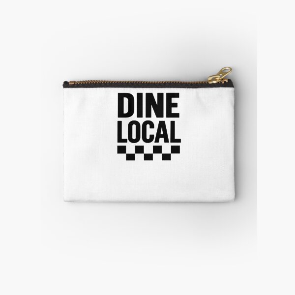 Item preview, Dine Local Checkerboard Restaurant Message designed and sold by elderberry.