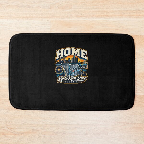 Item preview, Funny Home Roots Run Deep City Pride Detroit Art designed and sold by elderberry.