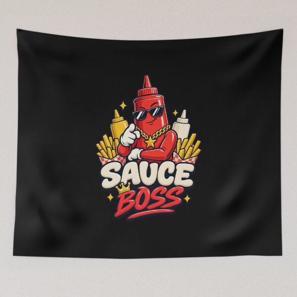 Item preview, Sauce Boss Fast Food Condiment Character designed and sold by elderberry.