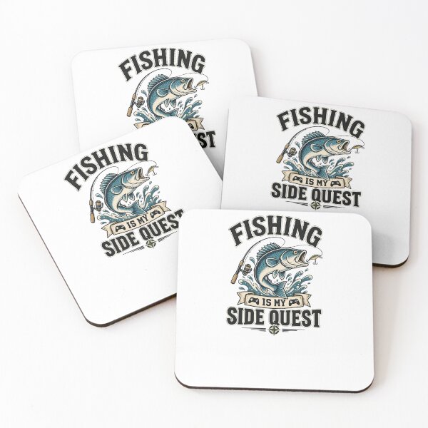 Item preview, Fishing Is My Side Quest Gamer Angler designed and sold by elderberry.