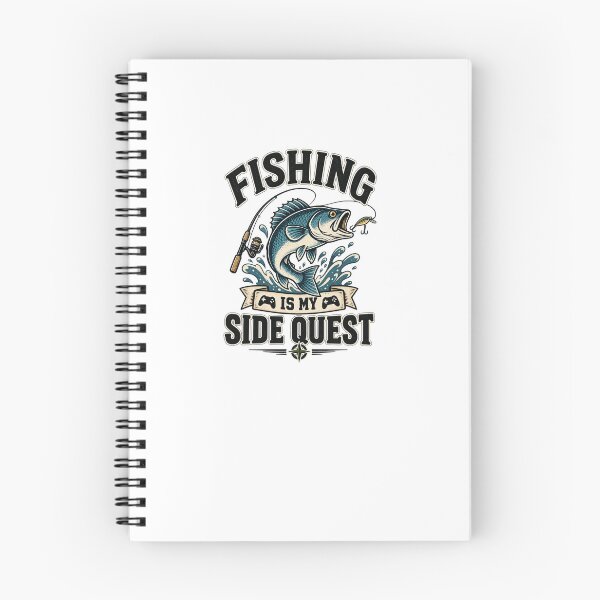 Item preview, Fishing Is My Side Quest Gamer Angler designed and sold by elderberry.