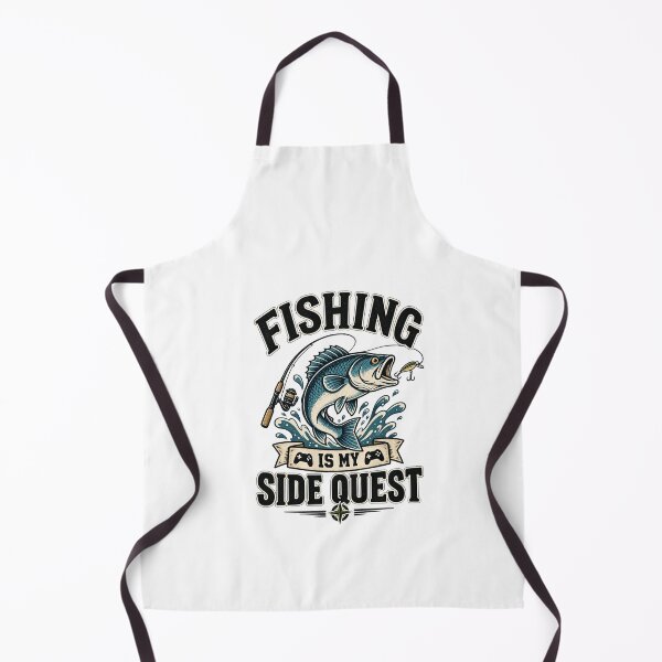 Item preview, Fishing Is My Side Quest Gamer Angler designed and sold by elderberry.