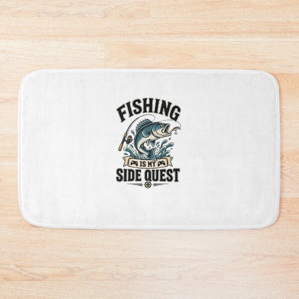 Item preview, Fishing Is My Side Quest Gamer Angler designed and sold by elderberry.