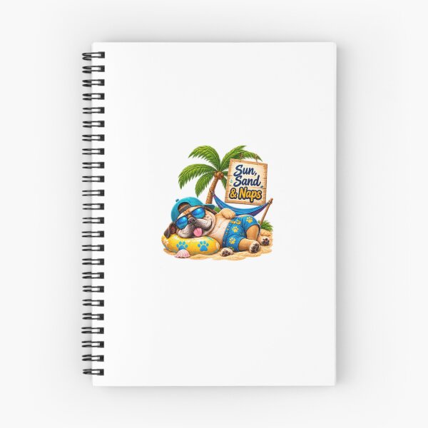 Item preview, Funny Summer Beach Dogs– Cute Tropical Dog Vacation & Beach Vibes. designed and sold by kissing Pets.