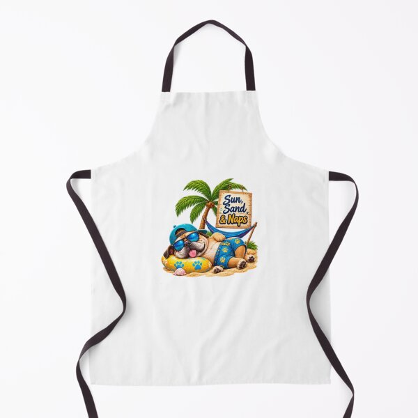 Item preview, Funny Summer Beach Dogs– Cute Tropical Dog Vacation & Beach Vibes. designed and sold by kissing Pets.