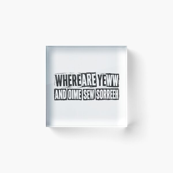 Item preview, Where Are Yeww? (Black) designed and sold by SolaceInSolitude.