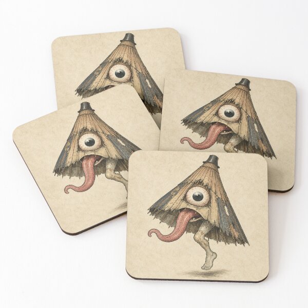 Item preview, Kasa Obake Woodblock Yokai designed and sold by Ocelot-T.