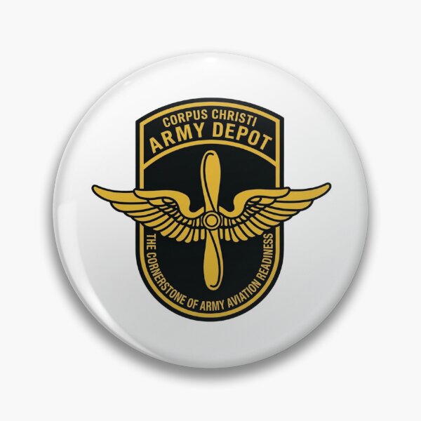 Item preview, Corpus Christi Army Depot Cornerstone of Army Aviation Readiness Patch designed and sold by CharlieDesings.
