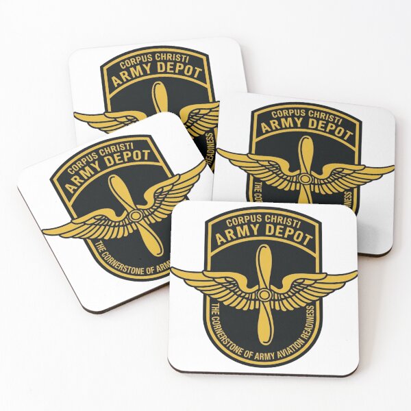 Item preview, Corpus Christi Army Depot Cornerstone of Army Aviation Readiness Patch designed and sold by CharlieDesings.