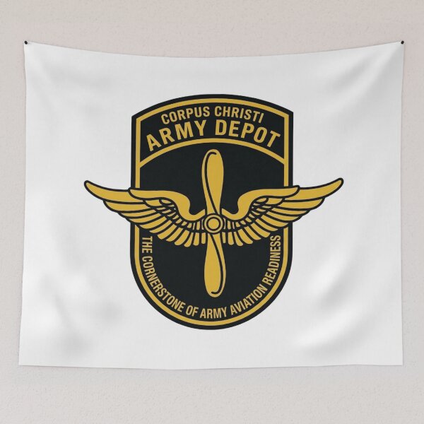 Item preview, Corpus Christi Army Depot Cornerstone of Army Aviation Readiness Patch designed and sold by CharlieDesings.