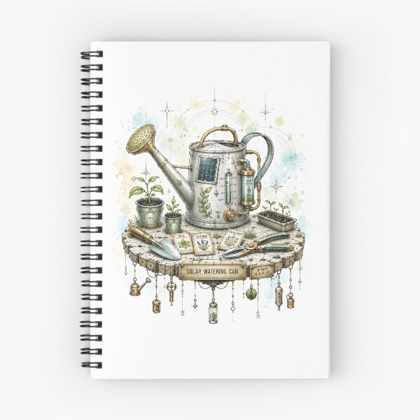 Item preview, Regadera Solarpunk - Crecimiento programado designed and sold by Shadow Sprite Art.