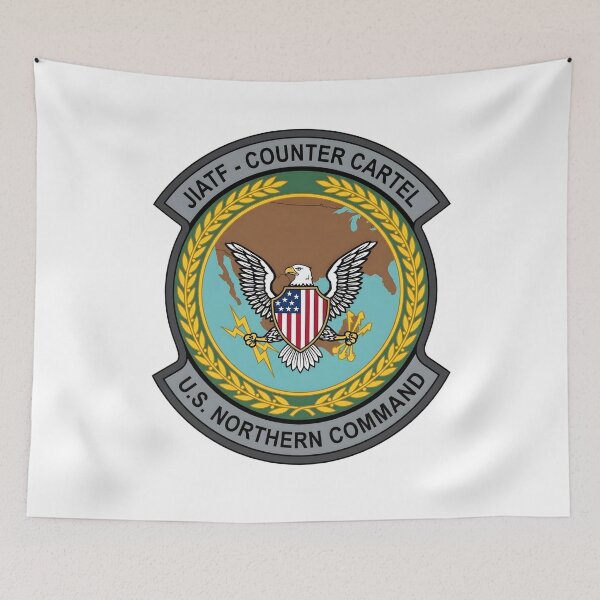 Item preview, JIATF Counter Cartel US Northern Command Insignia Patch designed and sold by CharlieDesings.