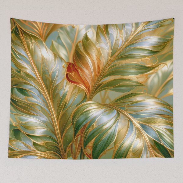 Item preview, Abstract Tropical Leaves Art designed and sold by MargaretWiktor.