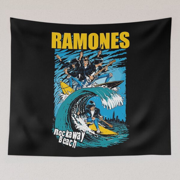 Item preview, RockAway Beach Art Ramones Vintage 90s designed and sold by lacerniketeen.