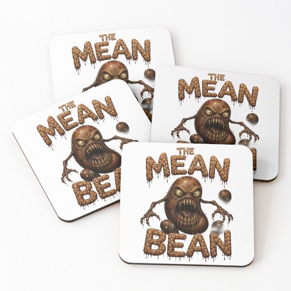 Item preview, The Mean Bean - Funny Scary Monster Bean Horror Comedy designed and sold by HorrorWorldWeb.