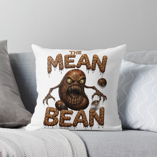 Item preview, The Mean Bean - Funny Scary Monster Bean Horror Comedy designed and sold by HorrorWorldWeb.