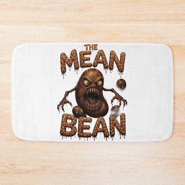 Item preview, The Mean Bean - Funny Scary Monster Bean Horror Comedy designed and sold by HorrorWorldWeb.