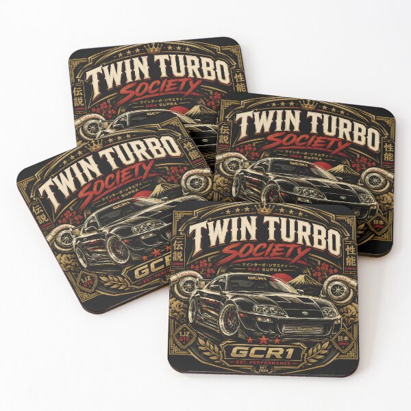 Item preview, GCR1 Twin Turbo Society – Toyota Supra MK4 A80 | 2JZ JDM Legend designed and sold by GCR1.