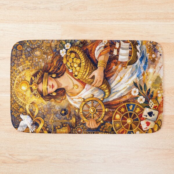 Item preview, Fortuna illustration – Roman Goddess of Fortune and Luck designed and sold by GalleryKauffeld.