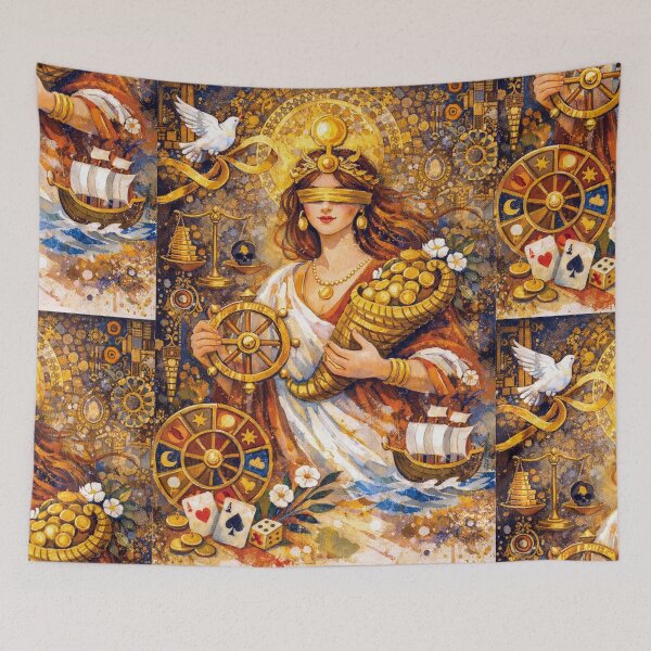 Item preview, Ilustración de Fortuna – Diosa romana de la fortuna y la suerte designed and sold by GalleryKauffeld.