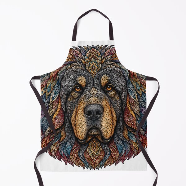 Aperçu de l'œuvre Mastiff tibétain créée et vendue par PaintedbyCarol.