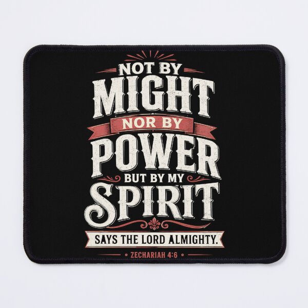 Item preview, Not By Might Nor By Power Zechariah 4:6 designed and sold by ChristianLife.