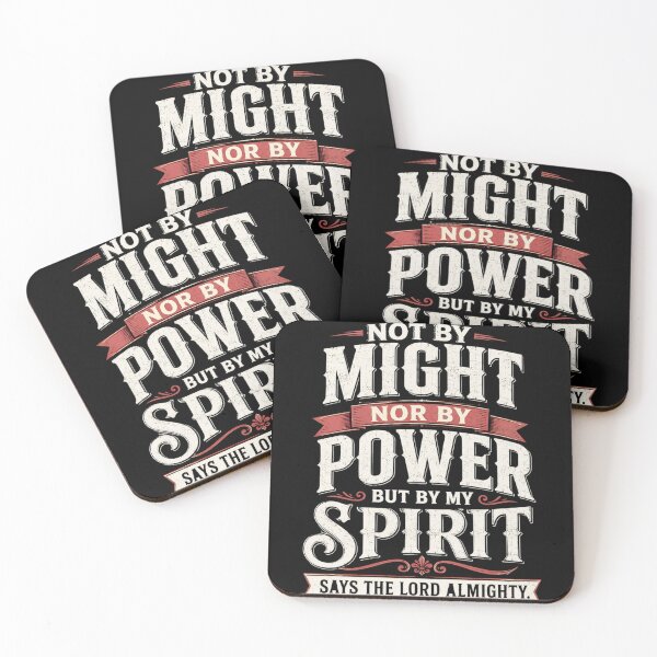 Item preview, Not By Might Nor By Power Zechariah 4:6 designed and sold by ChristianLife.