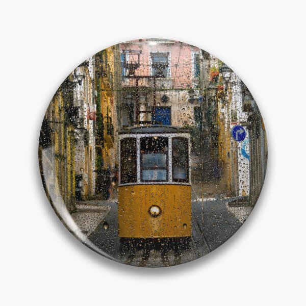 Item preview, Rainy Tram in Lisbon designed and sold by onubi.