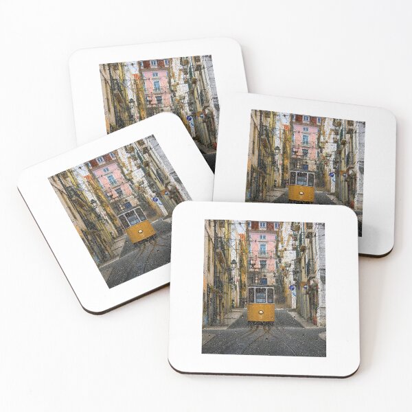 Item preview, Rainy Tram in Lisbon designed and sold by onubi.