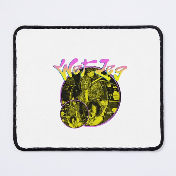 Item preview, Yellow Silhouette Band With Glow Pink Outline Frame  designed and sold by laurenkoppar.
