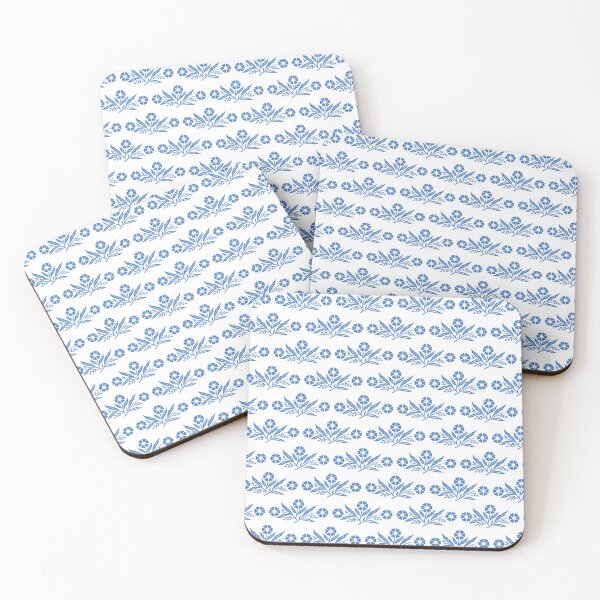 Item preview, Vintage Blue Cornflower Mid-Century Retro Pattern designed and sold by VintageStyle.